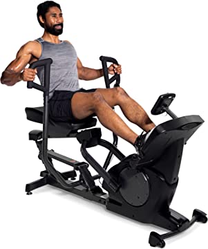 Recumbent Elliptical Rower Machine