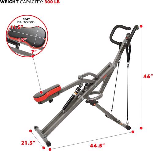 Sunny Health Row N Ride squat trainer